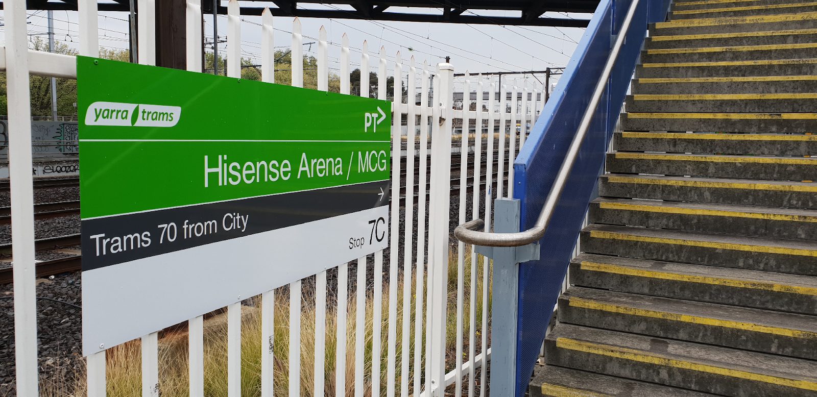 HiSense Arena Tram Stop